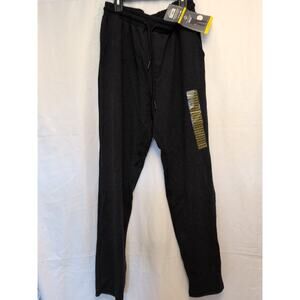Member's Mark M NWT black soft lounge pant elastic waist pockets